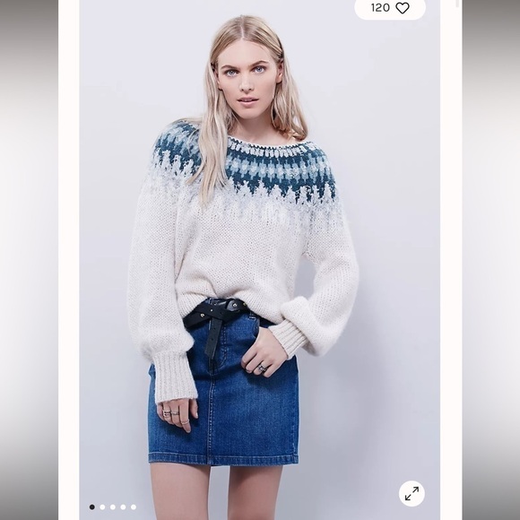 Free People Sweaters - FREE PEOPLE Baltic Fairisle Pullover, size XS